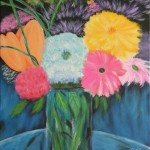 Flowers in Vase by Debbie Russler