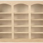 Miniature Shelf Unit, Unfinished Miniature Shelf Unit, Unfinished