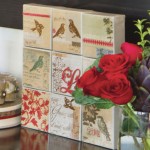 Recollections™ Love Letters Nine Paneled Canvas Frames designed by Celeste Crockett