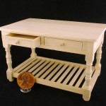 Unfinished Table with Drawers Unfinished Table with Drawers