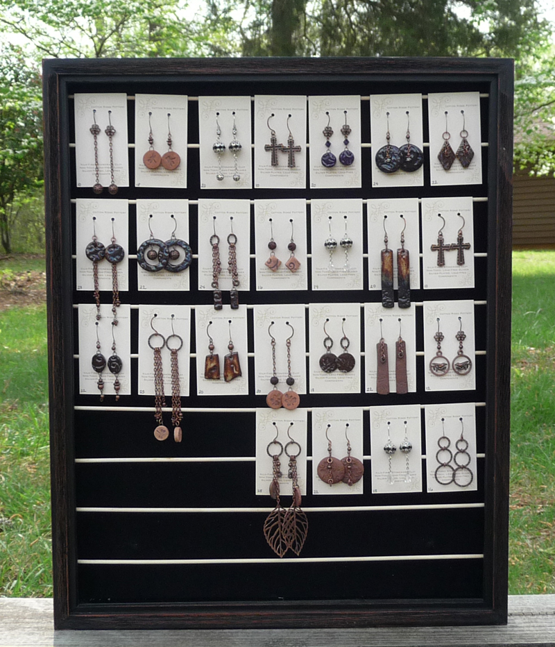 Handmade Earring Display, Earring Organizer, Craft Display