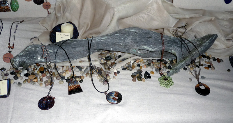 Displaying jewelry for on sale sale