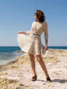 Crocheted Beach Dress by Ekaterina Fedotova