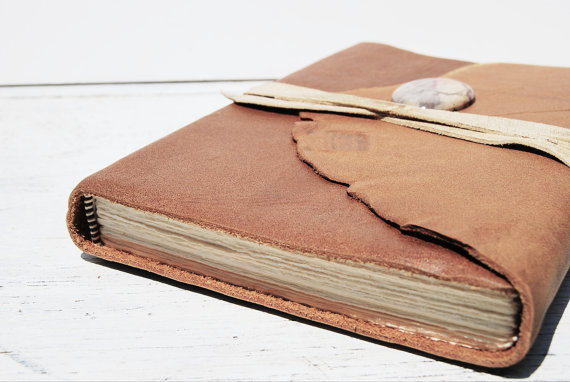 Handmade Leather Travel Diary by Michael Graham