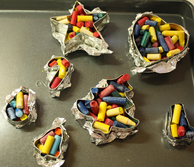 Creative Kids: Upcycled Crayon Shapes