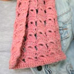 Broomstick Lace Crochet Scarf by Maya