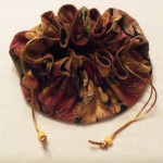 Handmade Jewelry Pouch by Sue Moore - Autumn Leaves