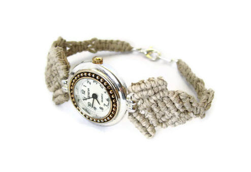 Macrame Geneva Watch by Rita Sunderland