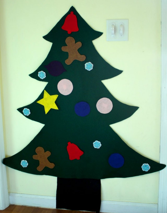 Toddler Preschool Felt Christmas Tree