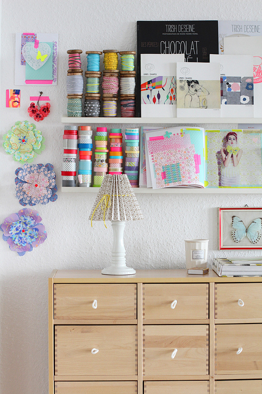 Craft Room by decor8 on flickr