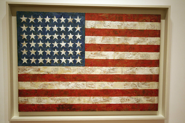 Flag by Jasper Johns by eschipul on flickr