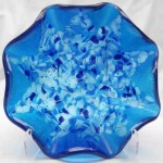 Blue Fluted Bowl by Wilder’s Art Glass Studio