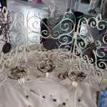 Metal Candle Holder Jewelry Display