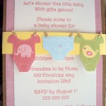 Baby Shower Invitations by Adriana
