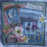 Beach Scrapbooking Page by Alison Harris