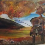 Painting by Peter Nyanjui Mburu