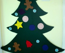 Toddler Preschool Felt Christmas Tree